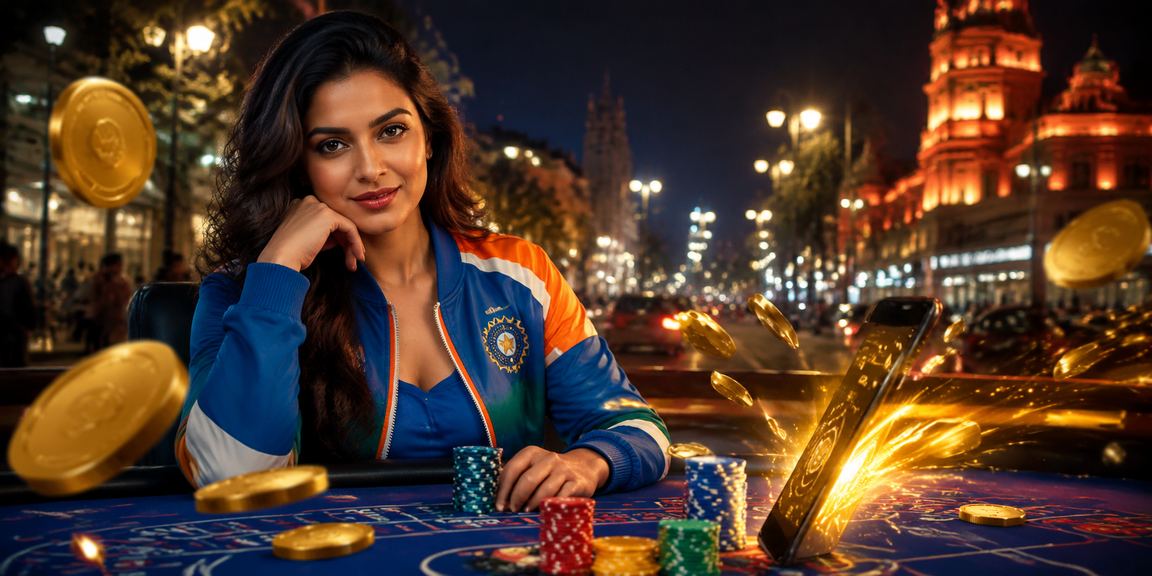Teen Patti classic Indian card game table setup